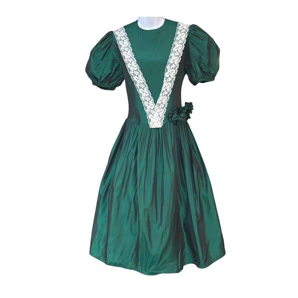 80s Jessica McClintock Gunne Sax Dress Regencycore Romantic Victorian Whimsigoth